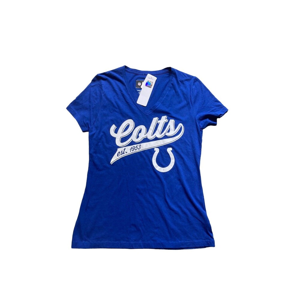 NWT Colts T-Shirt women's S Indianapolis Football season sports fan NFL